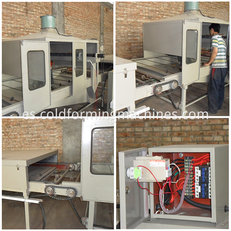 Stone coated roll forming machine